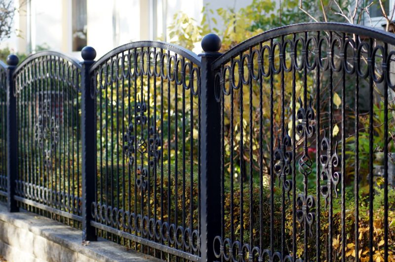 Elegant Wrought Iron Fence