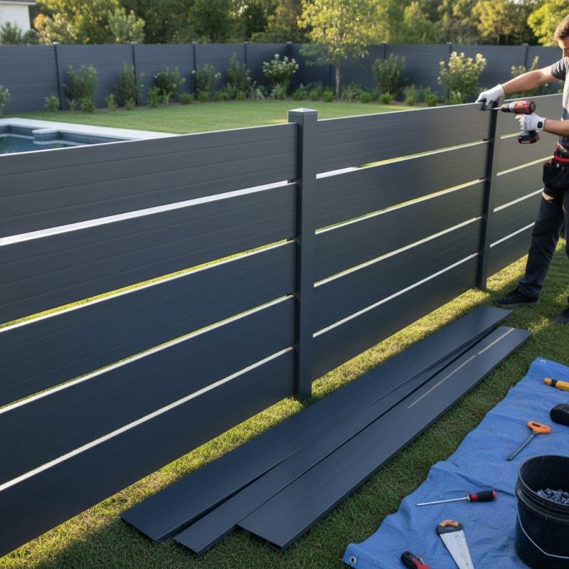 Composite Fence Repair detail